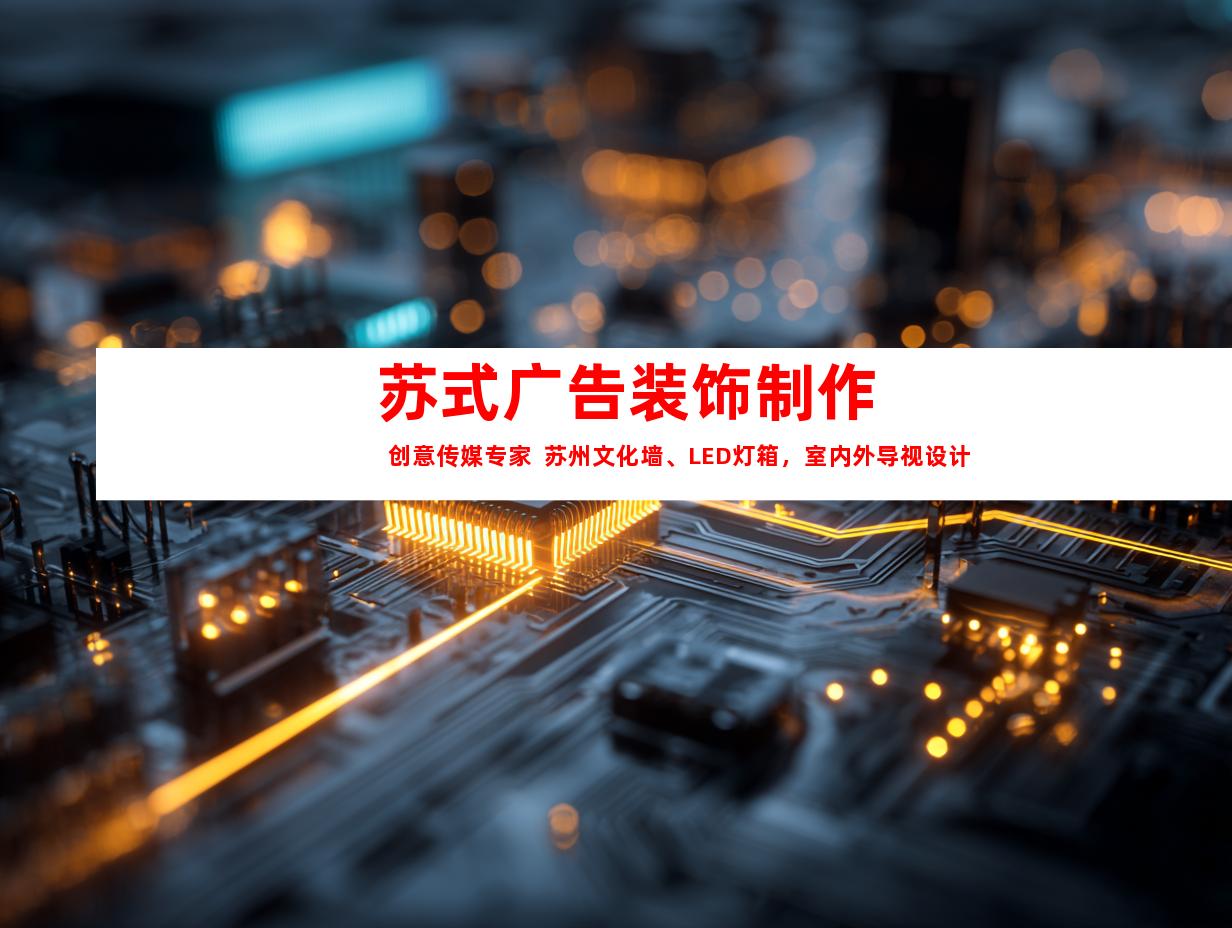 苏州苏式广告装饰制作  创意传媒专家  苏州文化墙、LED灯箱，室内外导视设计9971